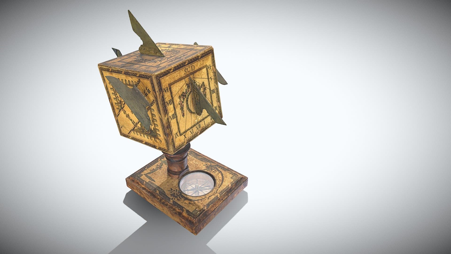 ETH: Cube sundial, 18. Jh.