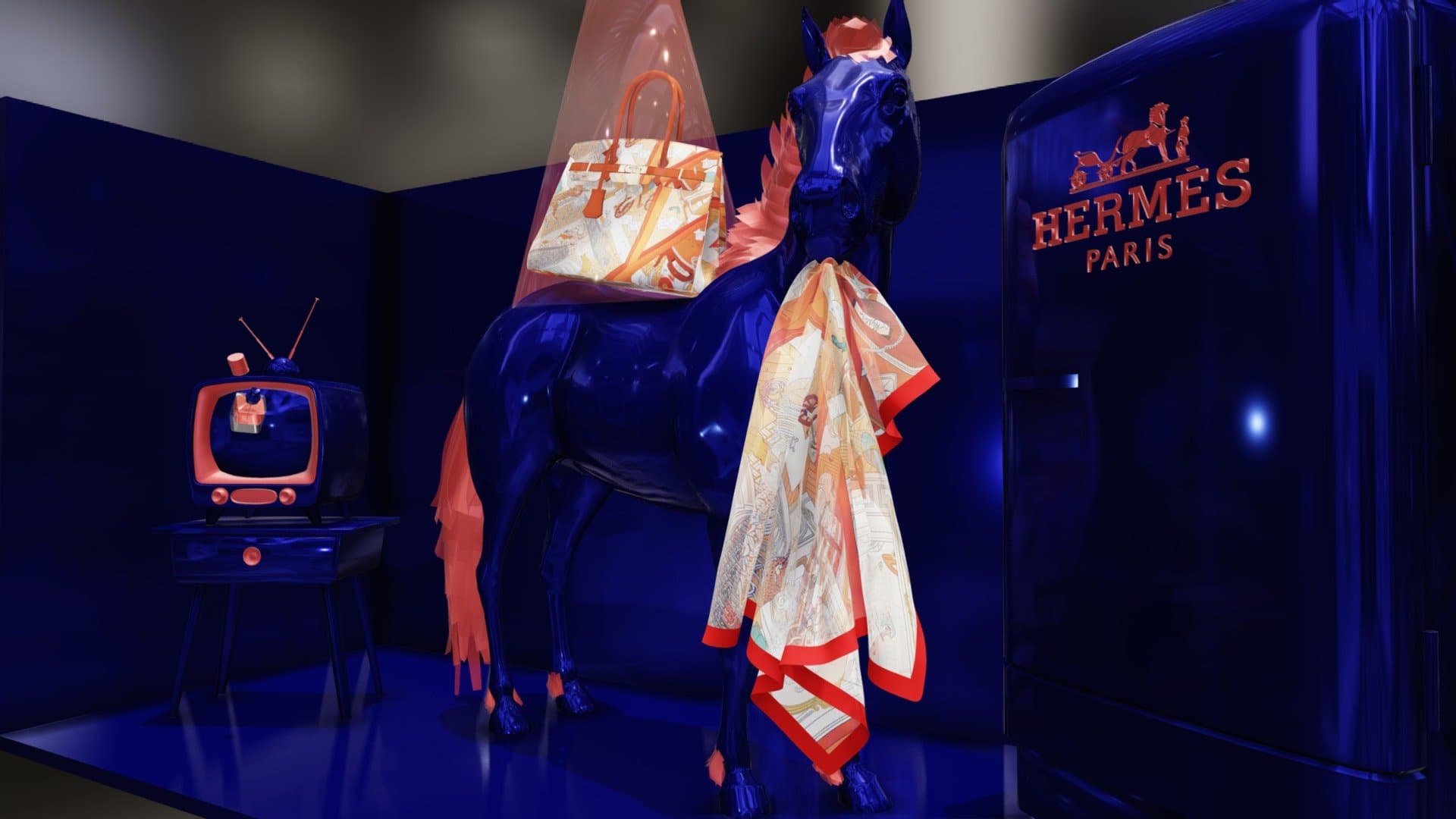 HERMÉS window display (escaparate)