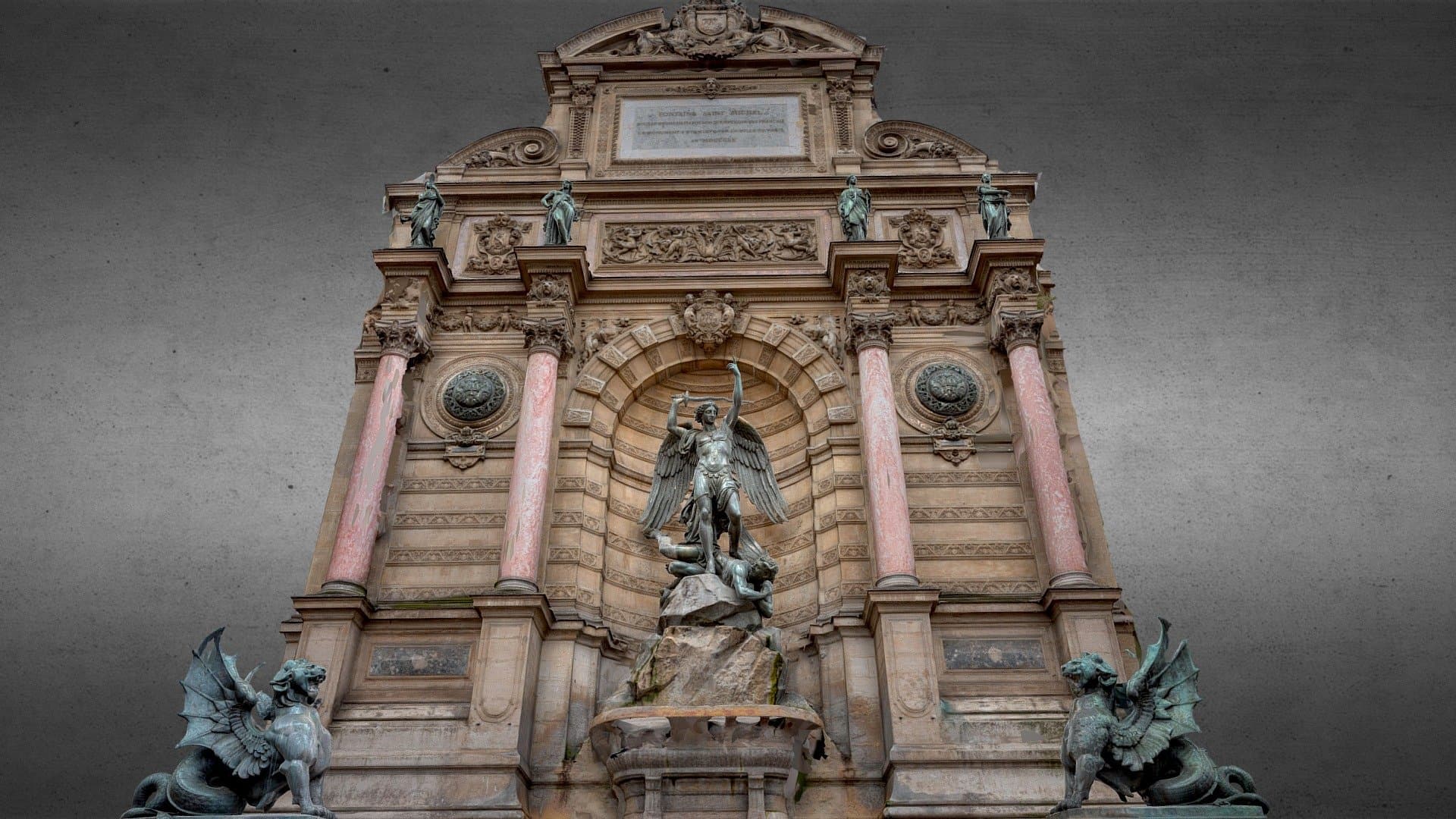 Fontaine de Saint Michel - PBR