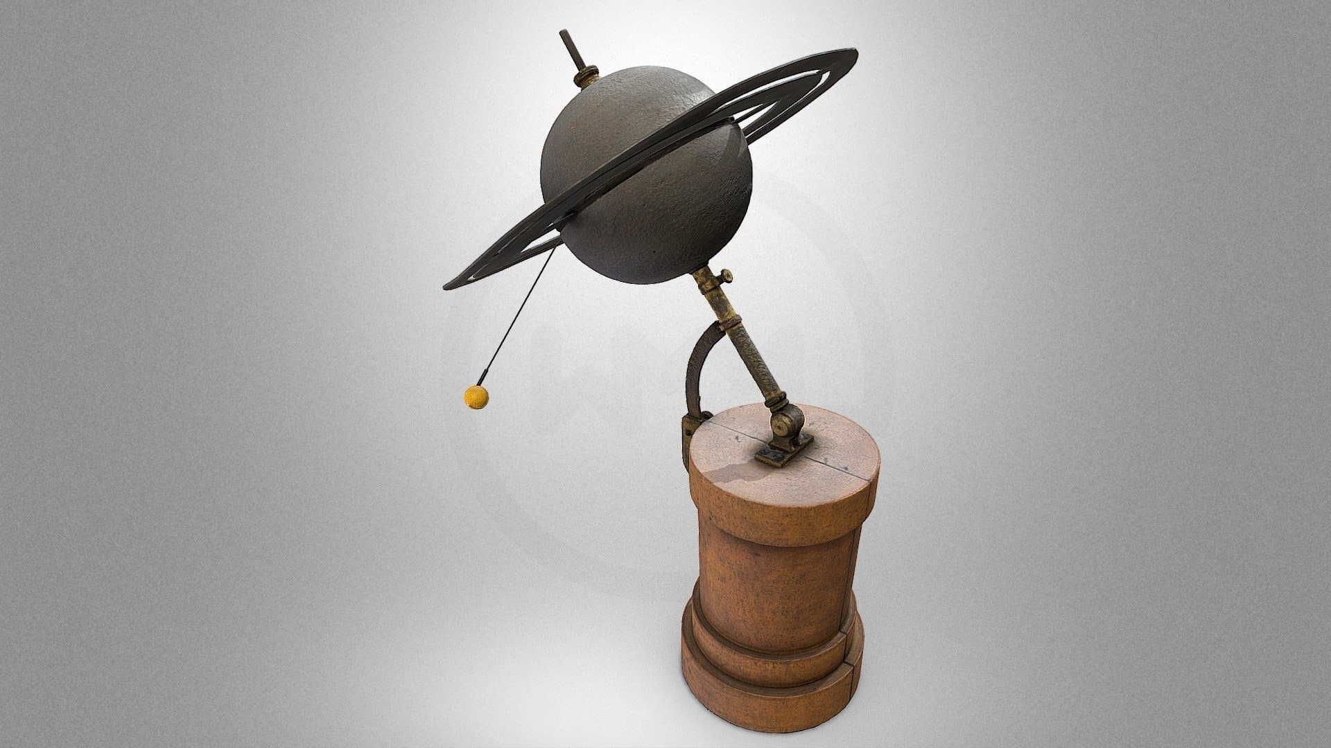 Model of the planet saturn