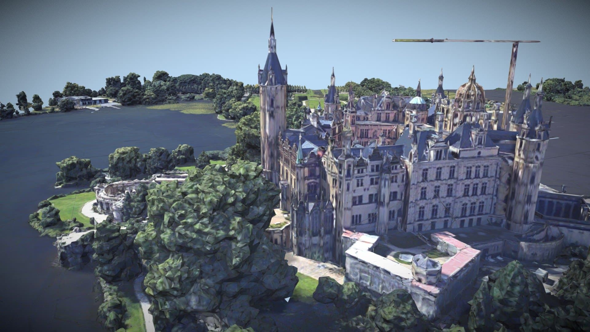 Schwerin Castle, Lennéstraße, Schwerin, Germany